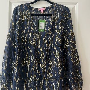 Lily Pulitzer sparkly blouse
